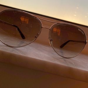 Tom Ford aviator brown sunglasses men’s